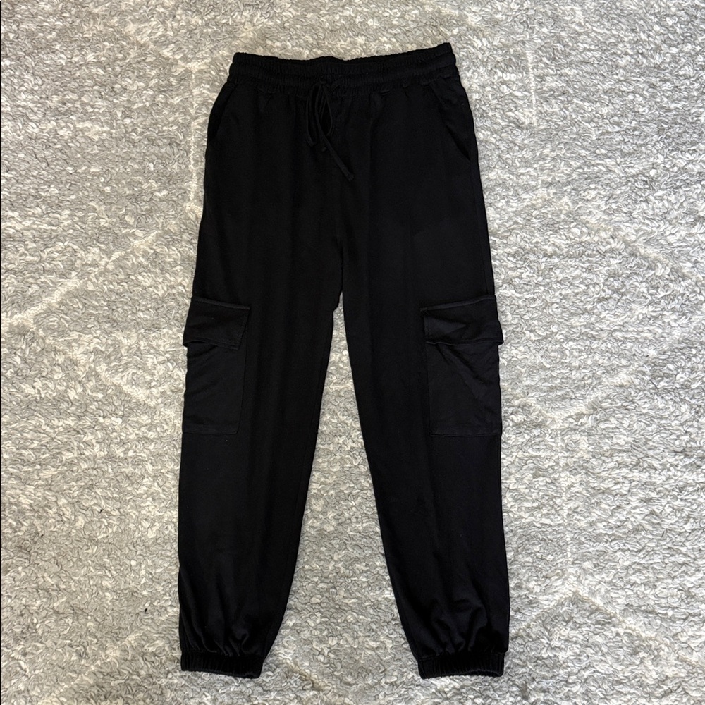 Mono b  women’s medium soft Casual Black Jogger Pants with Pockets